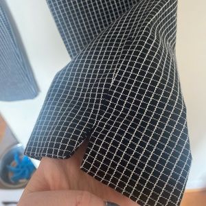 Banana Republic Windowpane Print Sloan Pant